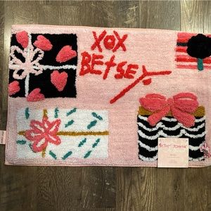 Betsey Johnson Christmas bath mat